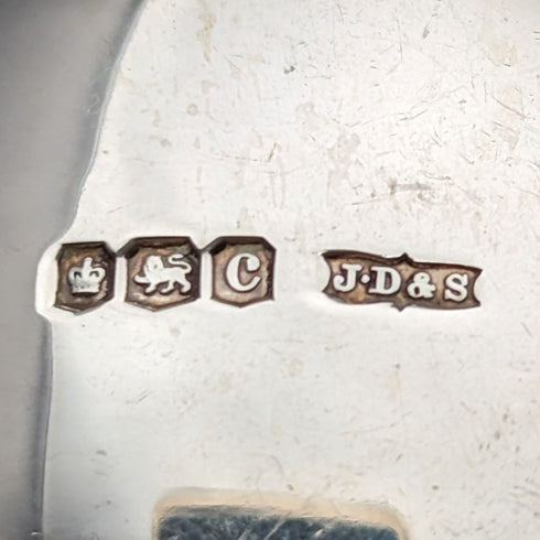 1920 年英國古董純銀茶罐湯匙 James Dixon and Sons